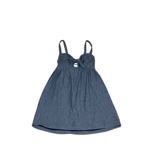 Cooperative, Chambray Denim Mini Dress, 100% Cotton Size 4, KB212